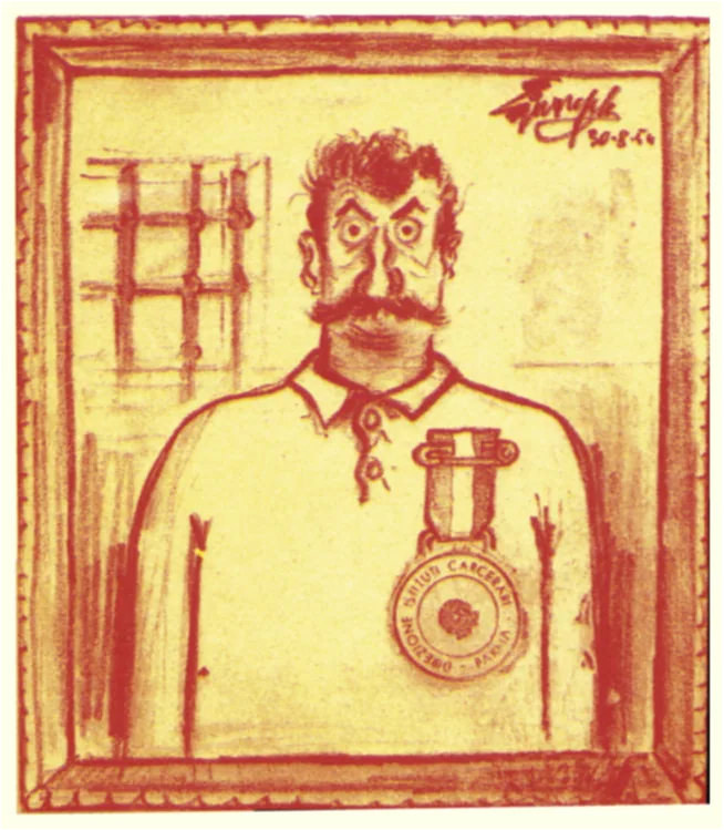 Copertina illustrata dedicata a Guareschi
