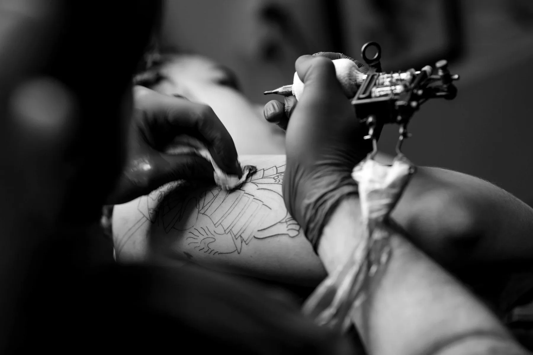 Tatuaggio in corso